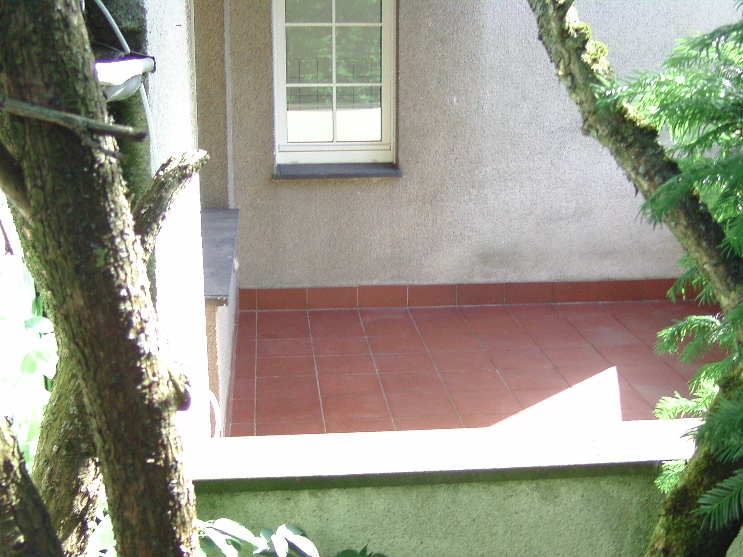 Blick auf den großen Balkon